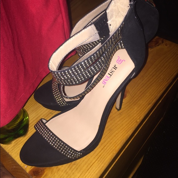 JustFab Shoes - JustFab Studded High Heels